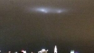 UFO natočené nad New Yorkem