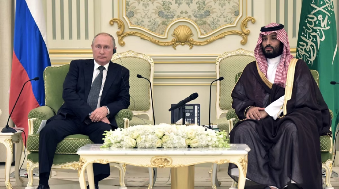 Putinova návštěva Saúdské Arábie